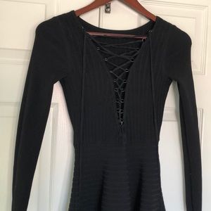 Top shop lace up dress